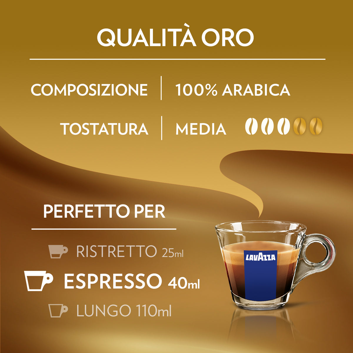 Capsules Lavazza A Modo Mio Qualité Oro
