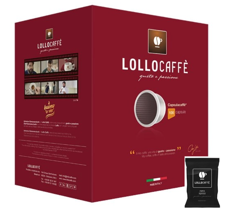 Capsules Lollo Mélange Noir compatibles Point