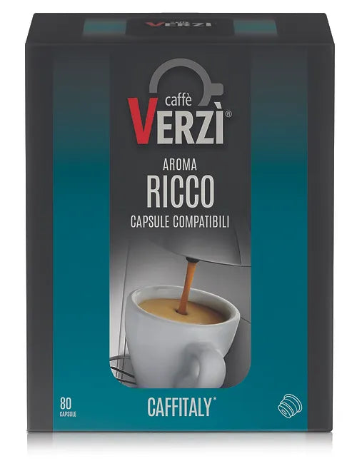Caffè Verzì Capsules RICCO compatibles Caffitaly