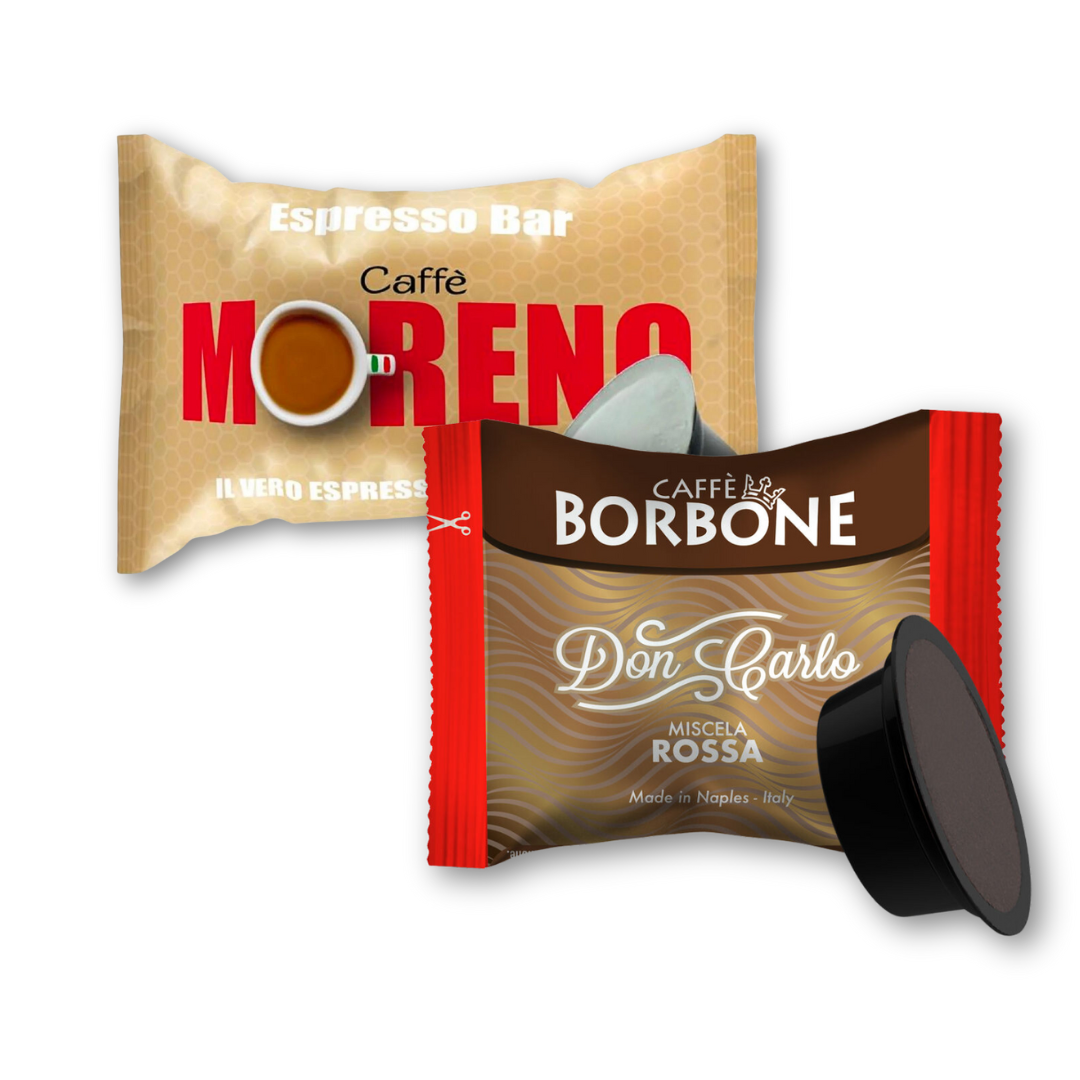Capsules Café Borbone Don Carlo Mélange Rouge compatibles A Modo Mio