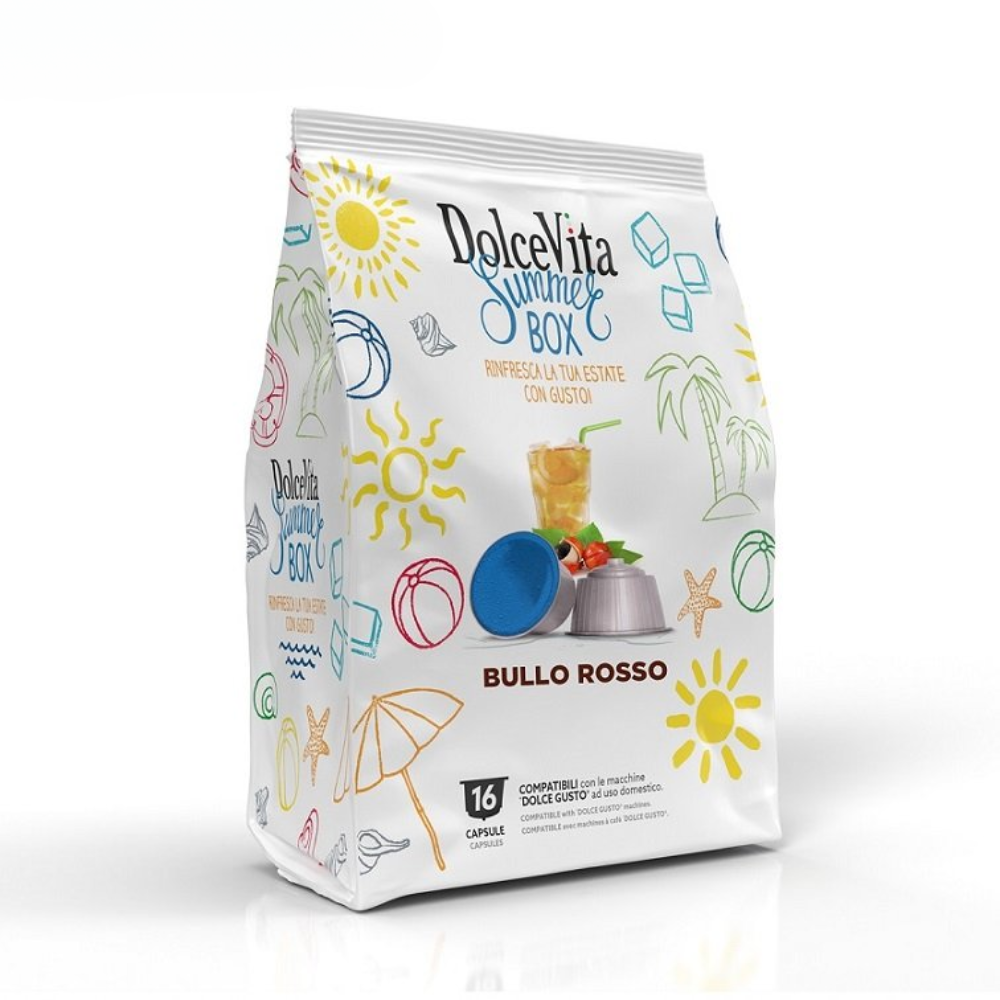 Capsule solubili Dolcevita gusto Bullo Rosso Ice comp. DolceGusto®