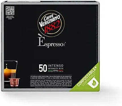 Capsule Compostabili Vergnano E'spresso Intenso comp. Nespresso
