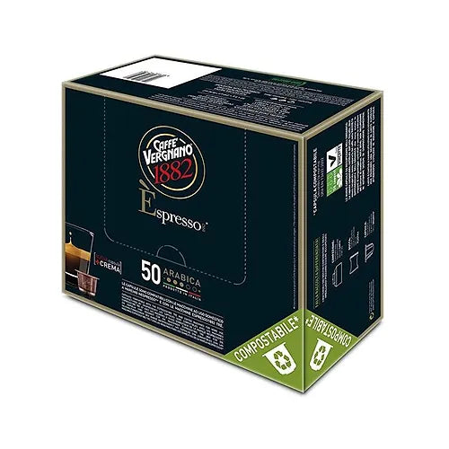 Capsule Compostabili Vergnano E'spresso Arabica/Oro comp. Nespresso