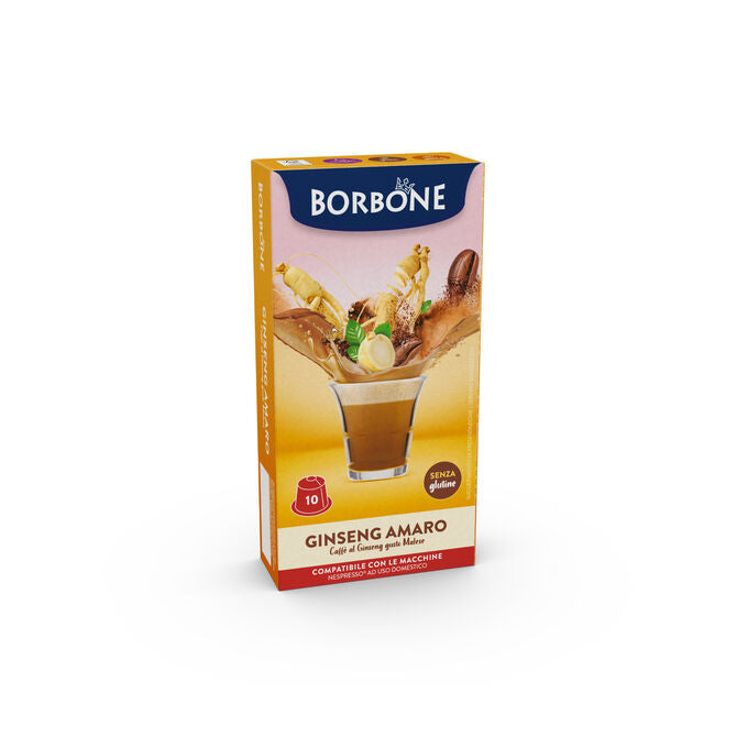 Capsule Borbone Solubile GINSENG AMARO comp. Nespresso