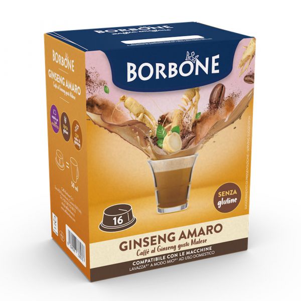 Capsule Borbone Solubile GINSENG AMER x a modo mio