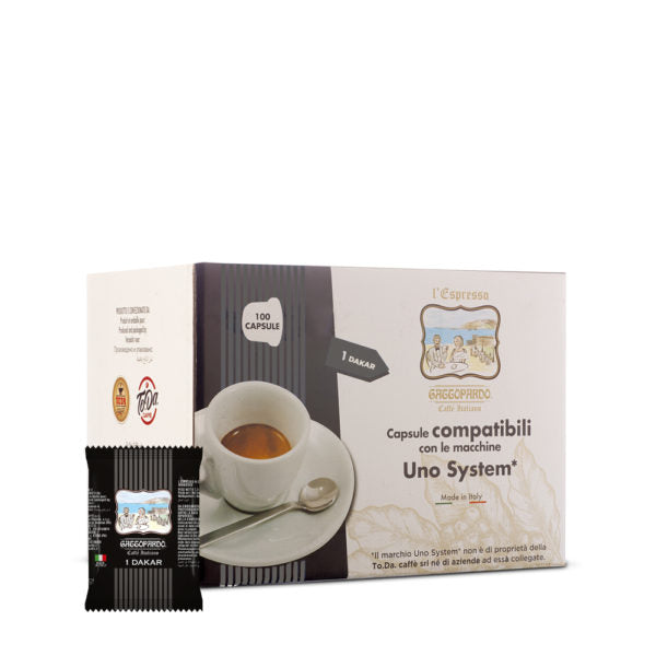 Capsules de café Dakar Gattopardo compatibles UNO SYSTEM