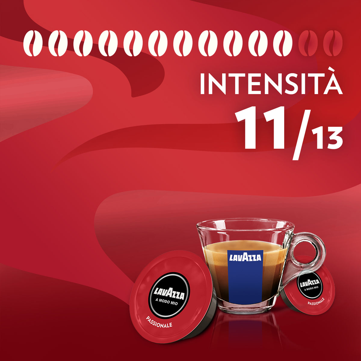 Capsules de café Lavazza Passionale compatibles A MODO MIO
