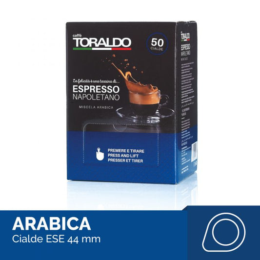 Dosettes de café 44 mm Toraldo Mélange ARABICA