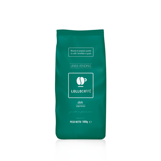 Caffè in grani Lollo miscela Dek