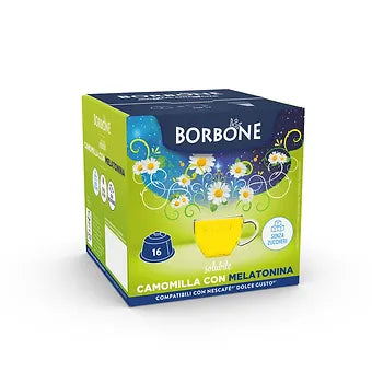 Capsule Borbone CAMOMILLA con MELATONINA comp. DOLCE GUSTO