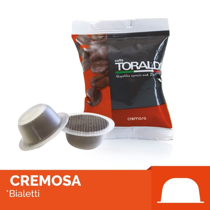 Capsule caffè Toraldo CREMOSA compatibili LAVAZZA BLUE