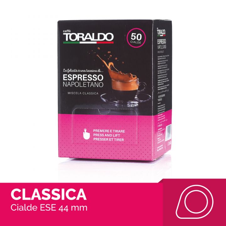 Dosettes de café 44 mm Toraldo Mélange Classique