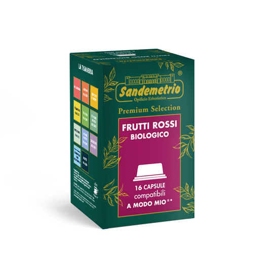 Capsules San Benedetto Infusion Fruits Rouges Compatibles A Modo Mio