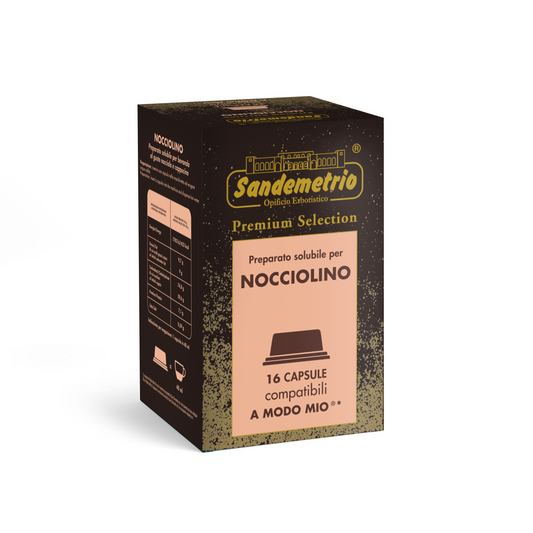 Capsules Sandemetrio Nocciolino compatibles A Modo Mio
