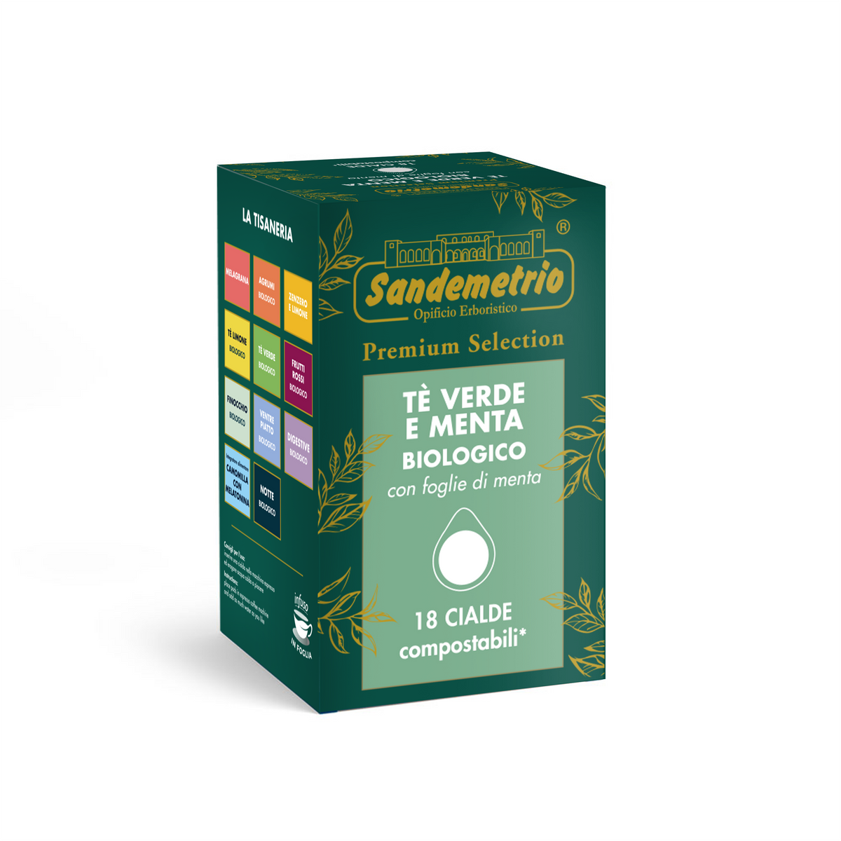 Cialde Sandemetrio Tè Verde Menta