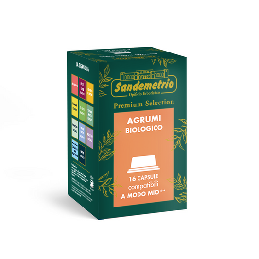 Capsules Sandemetrio Infusion Agrumes Comp. A Modo Mio