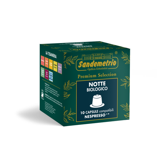 Capsules Nespresso compatibles Camomille San Demetrio avec Mélatonine