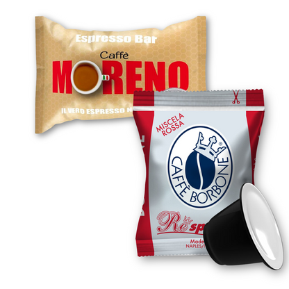 Capsule Caffè Borbone Respresso Miscela Rossa compatibili Nespresso