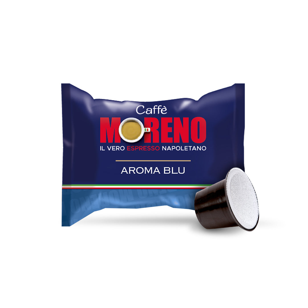 Capsule caffè Moreno miscela Blue compatibili Nespresso