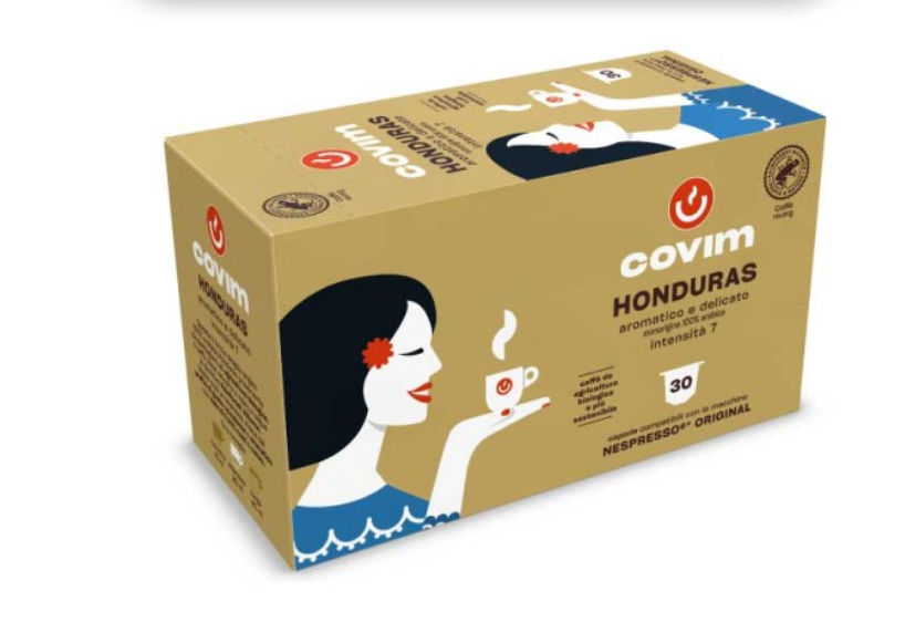 Kaffee-Kapseln Covim Mischung HONDURAS kompatibel mit Nespresso
