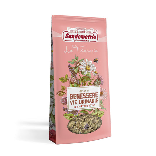 Tisana Benessere Vie Urinarie con Mirtillo Sandemetrio