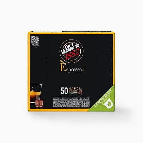 Capsule Compostabili Vergnano E'spresso Napoli comp. Nespresso