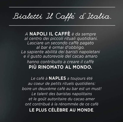 Capsule Bialetti Napoli  MULTIPACK (Gusto Forte) - (confezioni da 72 capsule)