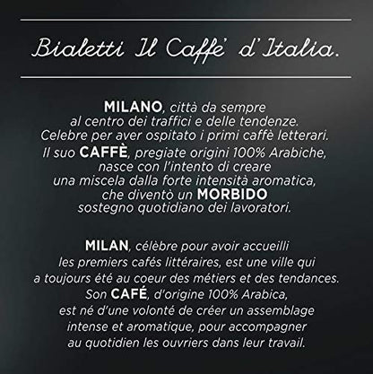 Capsule Bialetti caffè d'Italia Milano (Gusto Morbido)