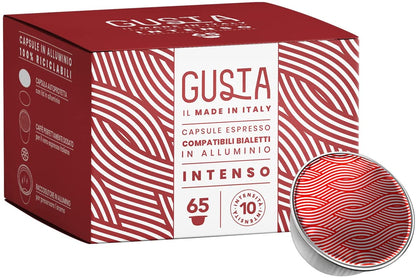 Capsule Gusta INTENSO Compatibili Bialetti Alluminio