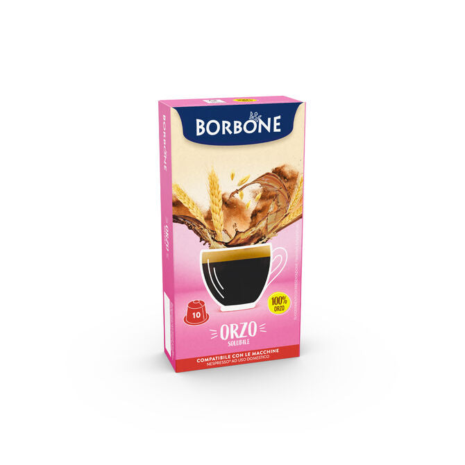 Capsule Borbone Per ORZO SOLUBILE  compatibile Nespresso