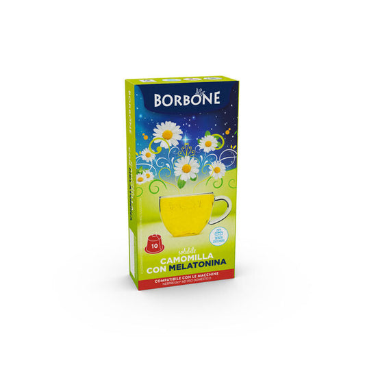 Capsule Borbone  CAMOMILLA con MELATONINA comp. NESPRESSO