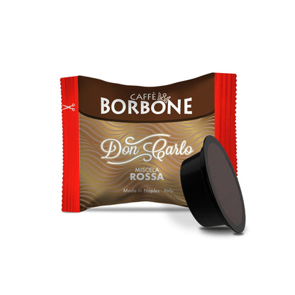 Capsules Café Borbone Don Carlo Mélange Rouge compatibles A Modo Mio