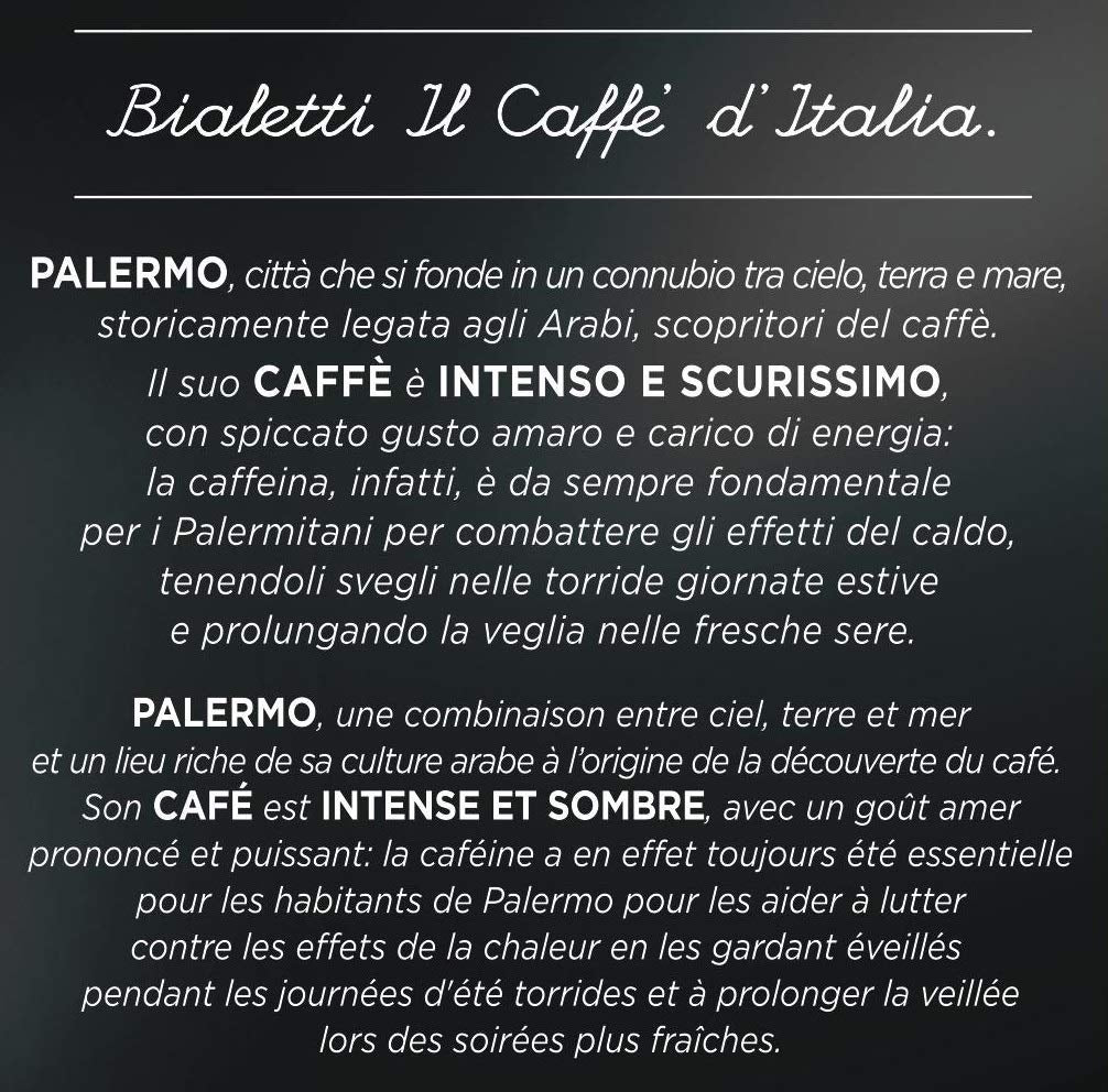 Capsules Bialetti Caffè d'Italia Palerme (Goût Extra)