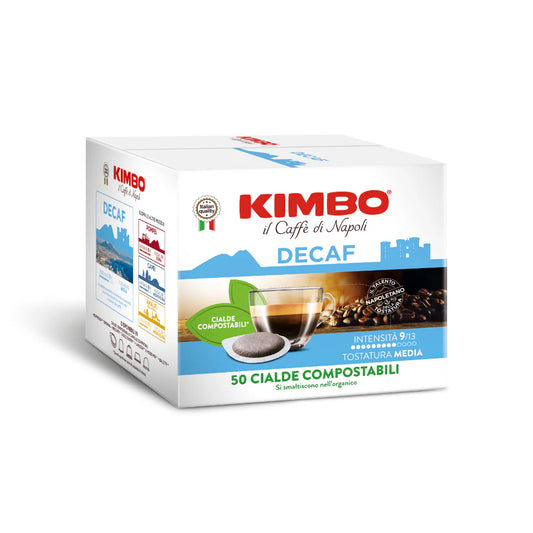 Dosettes de café 44 mm Kimbo Mélange Décaféiné